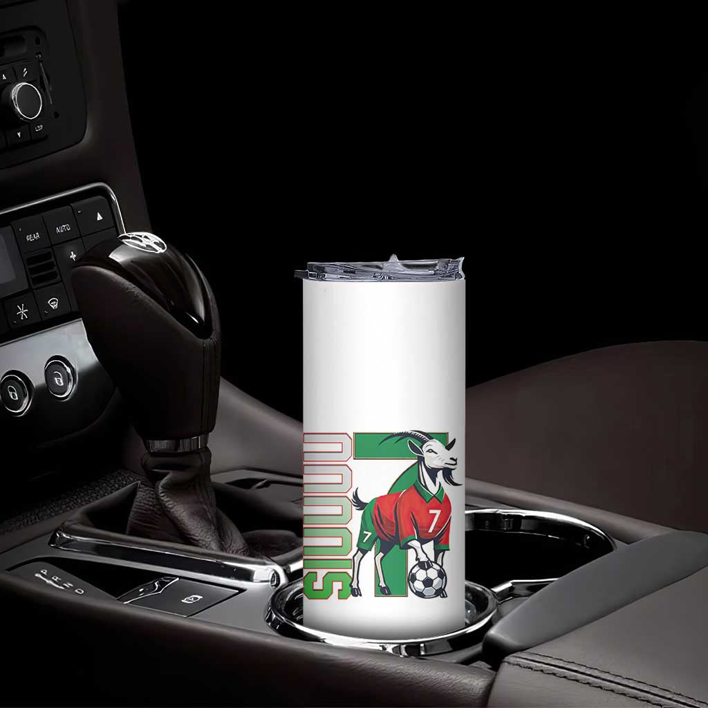 Siuuuu Game Day Soccer Celebration Skinny Tumbler Gift For Fans TS12 Print Your Wear