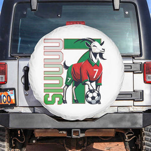 Siuuuu Game Day Soccer Celebration Spare Tire Cover Gift For Fans TS12 No hole White Print Your Wear