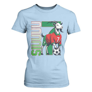 Siuuuu Game Day Soccer Celebration T Shirt For Women Gift For Fans TS12 Light Blue Print Your Wear