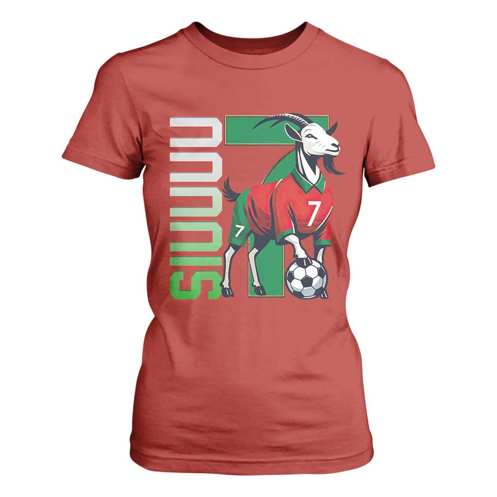 Siuuuu Game Day Soccer Celebration T Shirt For Women Gift For Fans TS12 Red Print Your Wear