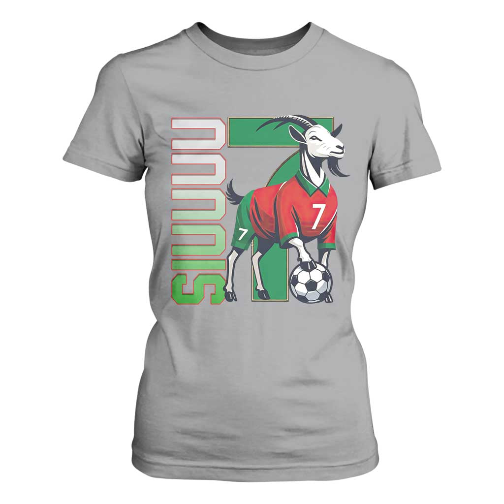 Siuuuu Game Day Soccer Celebration T Shirt For Women Gift For Fans TS12 Sport Gray Print Your Wear
