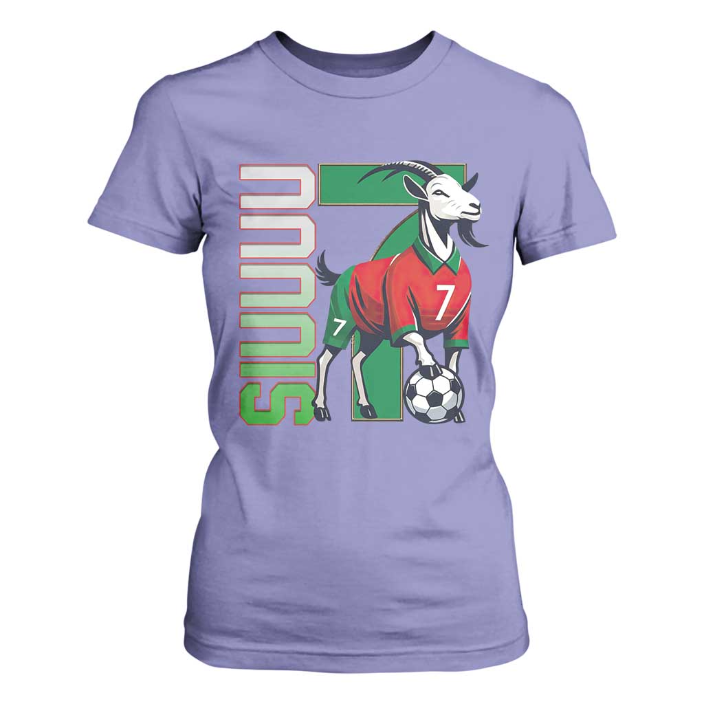 Siuuuu Game Day Soccer Celebration T Shirt For Women Gift For Fans TS12 Violet Print Your Wear