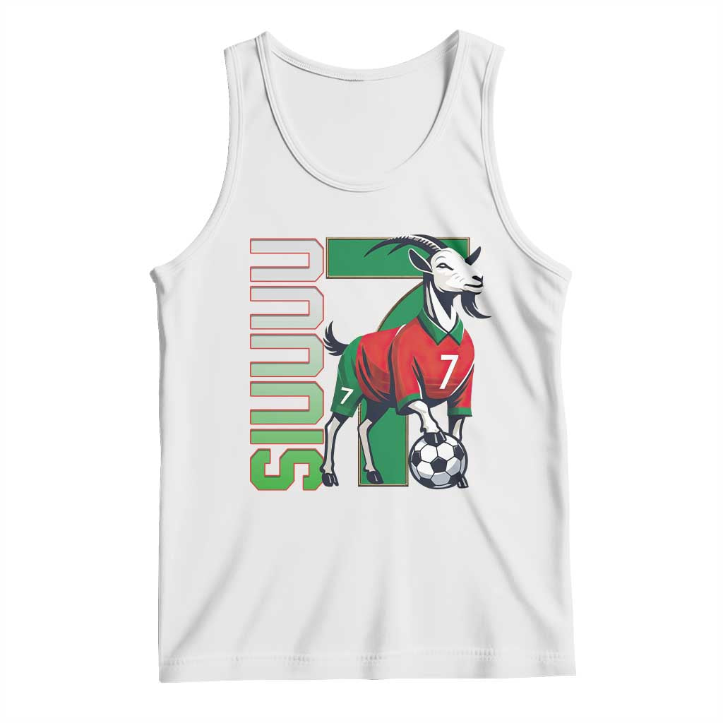 Siuuuu Game Day Soccer Celebration Tank Top Gift For Fans TS12 White Print Your Wear