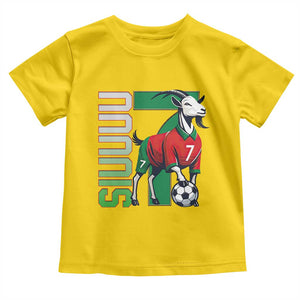 Siuuuu Game Day Soccer Celebration Toddler T Shirt Gift For Fans TS12 Daisy Print Your Wear