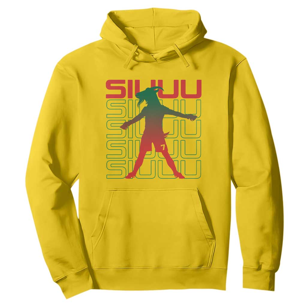 Funny Siuuuu Hoodie Iconic Goal Shout Soccer Lover Gift TS12 Daisy Print Your Wear