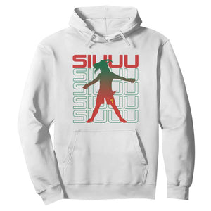 Funny Siuuuu Hoodie Iconic Goal Shout Soccer Lover Gift TS12 White Print Your Wear