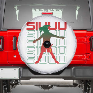 Funny Siuuuu Spare Tire Cover Iconic Goal Shout Soccer Lover Gift TS12 White Print Your Wear