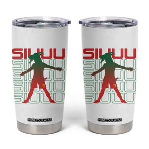 Funny Siuuuu Tumbler Cup Iconic Goal Shout Soccer Lover Gift TS12 White Print Your Wear