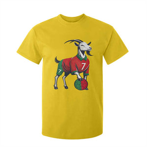 Number Seven Soccer GOAT Siuuuu Celebration T Shirt For Kid TS12 Daisy Print Your Wear