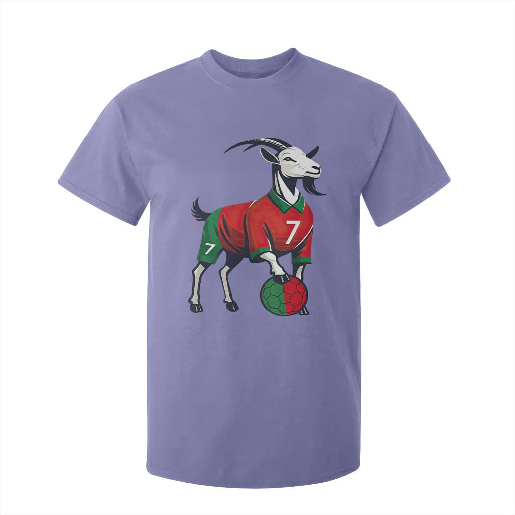Number Seven Soccer GOAT Siuuuu Celebration T Shirt For Kid TS12 Violet Print Your Wear