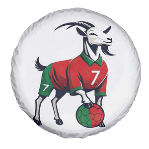 Number Seven Soccer GOAT Siuuuu Celebration Spare Tire Cover TS12 Print Your Wear
