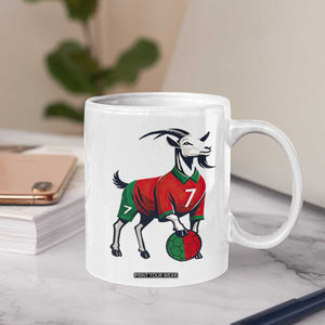 Number Seven Soccer GOAT Siuuuu Celebration Coffee Mug TS12 Print Your Wear