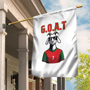 Siuuuu Goat Soccer Celebration Garden Flag Gift For Fans TS12 Print Your Wear