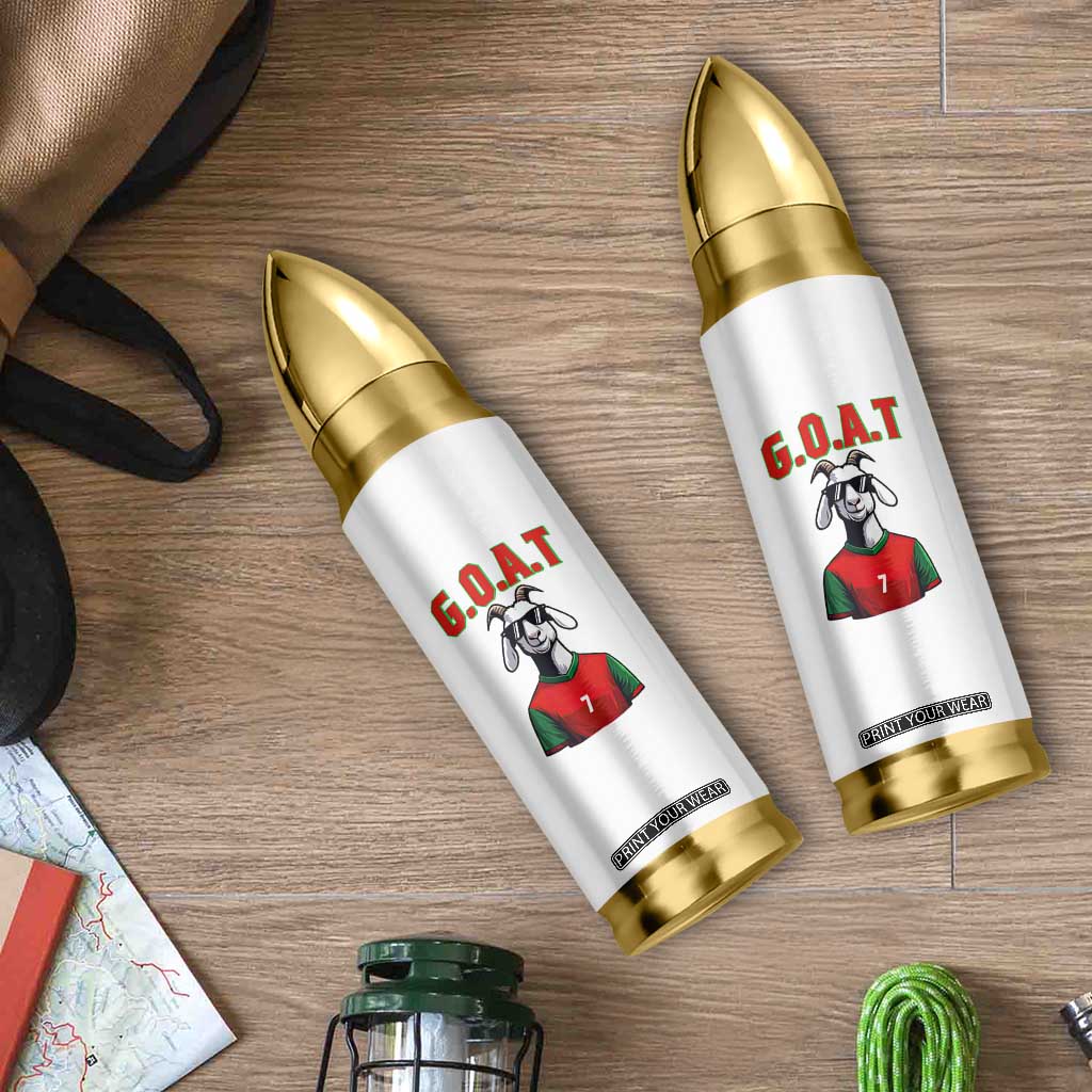 Siuuuu Goat Soccer Celebration Bullet Tumbler Gift For Fans TS12 Print Your Wear
