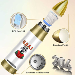 Siuuuu Goat Soccer Celebration Bullet Tumbler Gift For Fans TS12 Print Your Wear