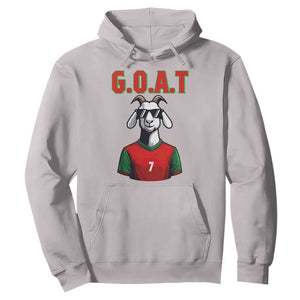 Siuuuu Goat Soccer Celebration Hoodie Gift For Fans TS12 Ice Gray Print Your Wear