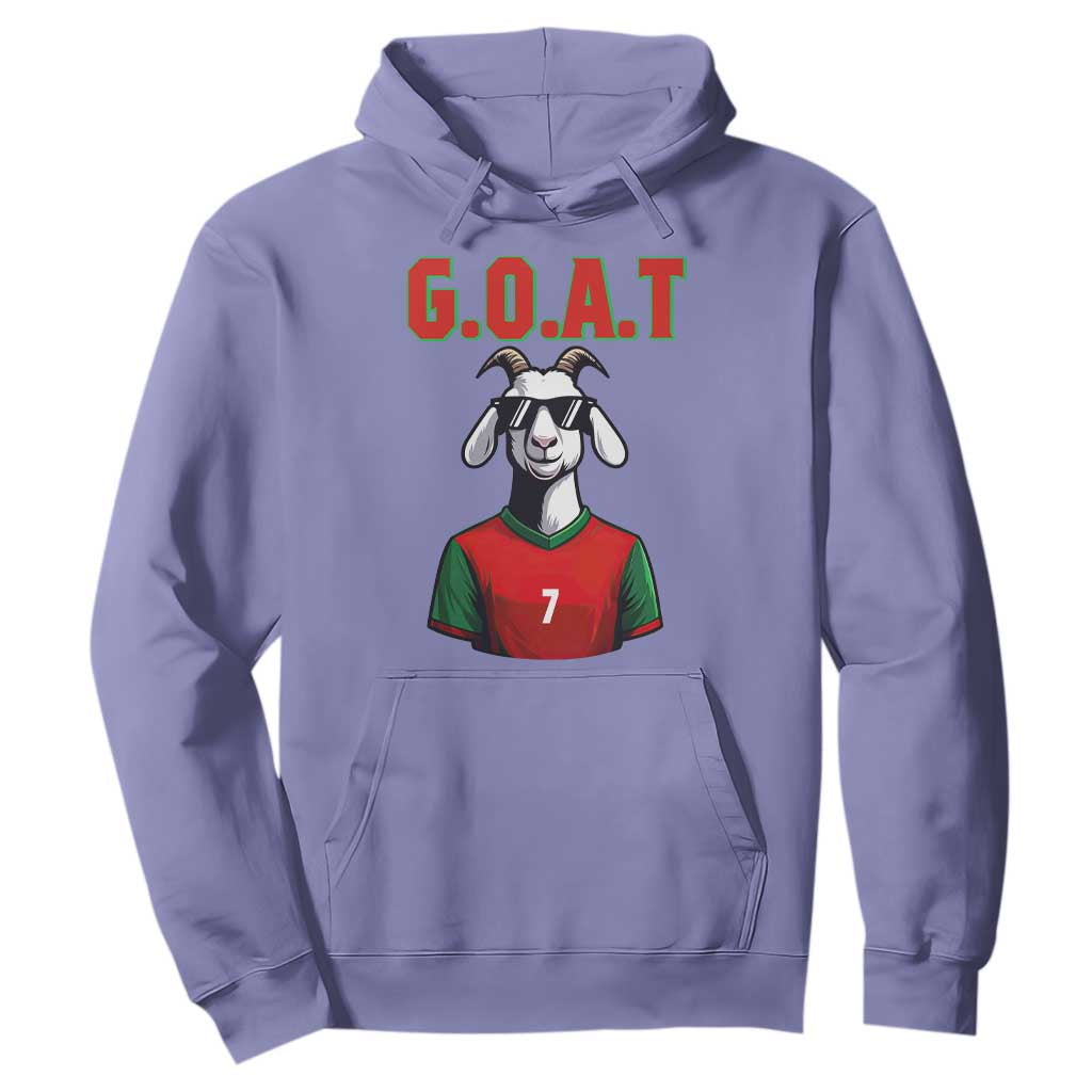 Siuuuu Goat Soccer Celebration Hoodie Gift For Fans TS12 Violet Print Your Wear