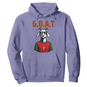 Siuuuu Goat Soccer Celebration Hoodie Gift For Fans TS12 Violet Print Your Wear