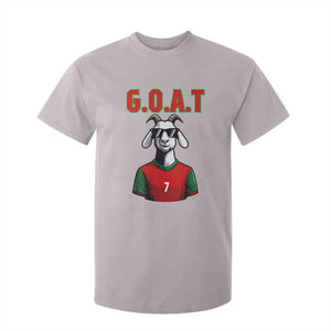 Siuuuu Goat Soccer Celebration T Shirt For Kid Gift For Fans TS12 Ice Gray Print Your Wear
