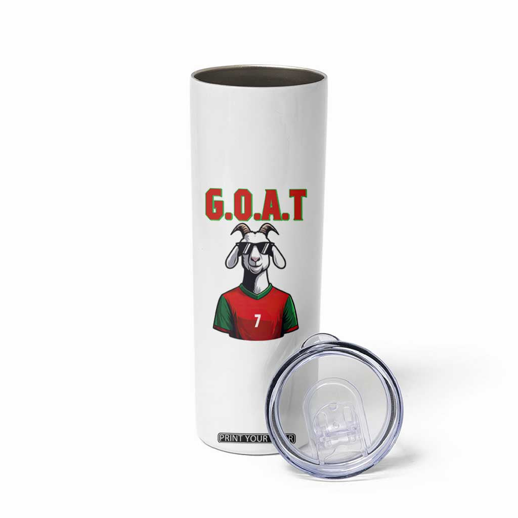 Siuuuu Goat Soccer Celebration Skinny Tumbler Gift For Fans TS12 Print Your Wear