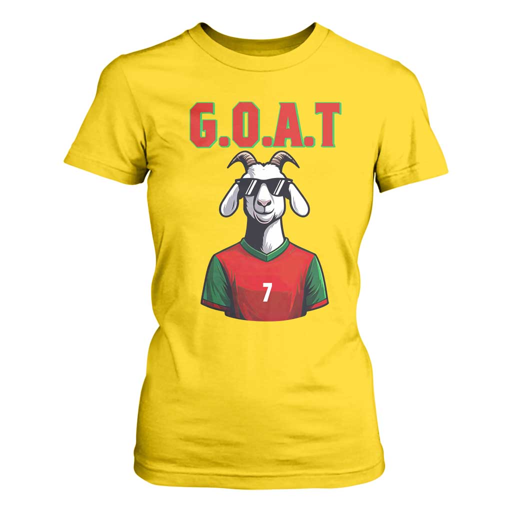 Siuuuu Goat Soccer Celebration T Shirt For Women Gift For Fans TS12 Daisy Print Your Wear