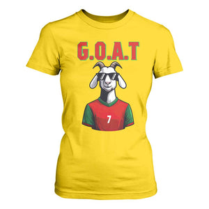 Siuuuu Goat Soccer Celebration T Shirt For Women Gift For Fans TS12 Daisy Print Your Wear