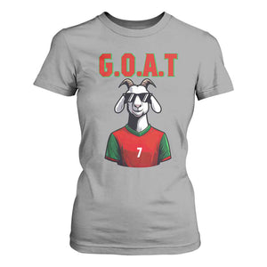 Siuuuu Goat Soccer Celebration T Shirt For Women Gift For Fans TS12 Sport Gray Print Your Wear