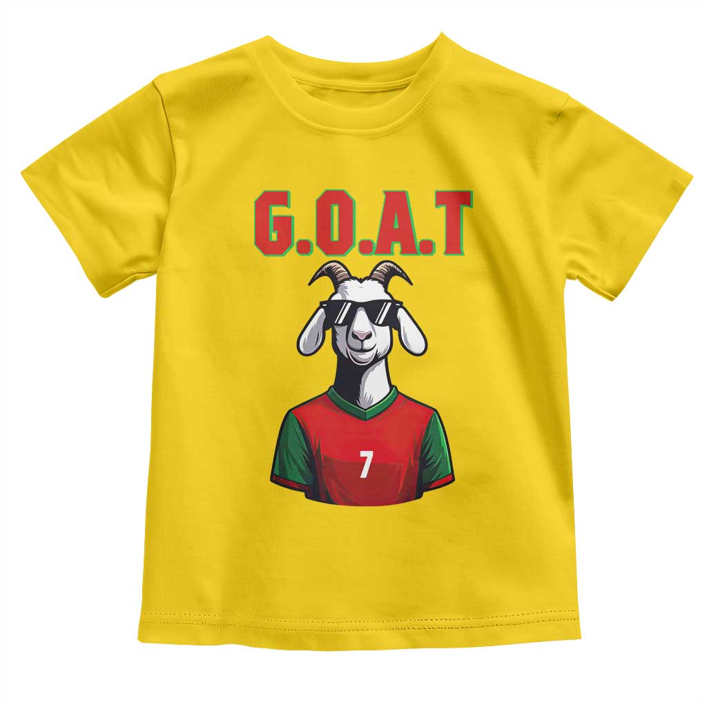Siuuuu Goat Soccer Celebration Toddler T Shirt Gift For Fans TS12 Daisy Print Your Wear