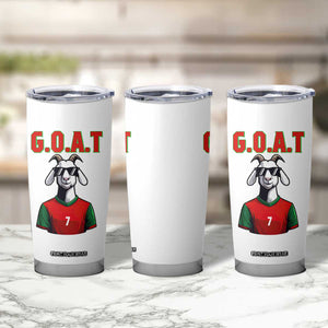 Siuuuu Goat Soccer Celebration Tumbler Cup Gift For Fans TS12 Print Your Wear