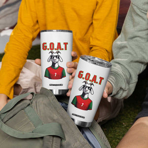 Siuuuu Goat Soccer Celebration Tumbler Cup Gift For Fans TS12 Print Your Wear