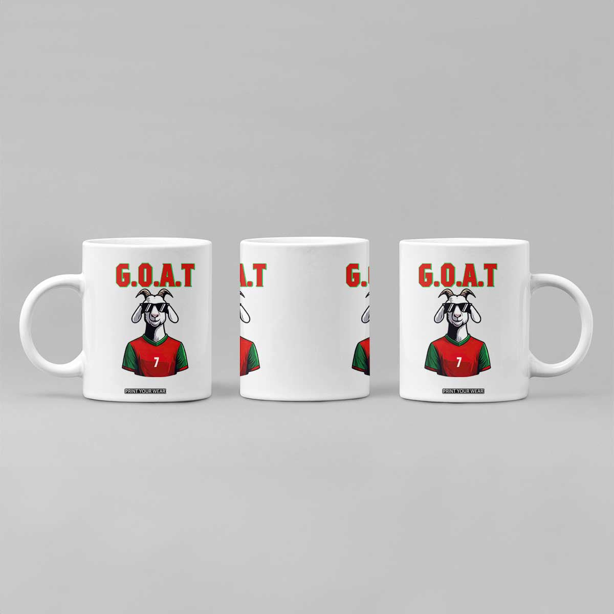 Siuuuu Goat Soccer Celebration Coffee Mug Gift For Fans TS12 Print Your Wear