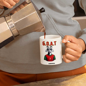 Siuuuu Goat Soccer Celebration Coffee Mug Gift For Fans TS12 Print Your Wear