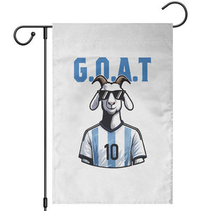 The Goat Of Soccer Number Ten Garden Flag Gift For Fans TS12 White Print Your Wear