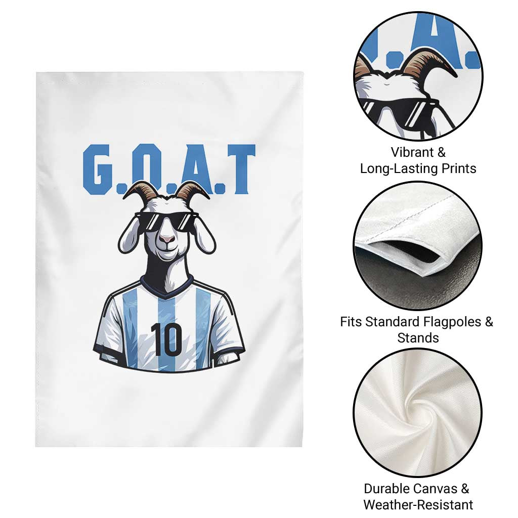 The Goat Of Soccer Number Ten Garden Flag Gift For Fans TS12 Print Your Wear