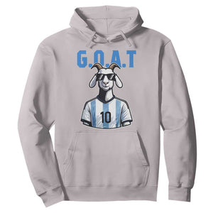 The Goat Of Soccer Number Ten Hoodie Gift For Fans TS12 Ice Gray Print Your Wear