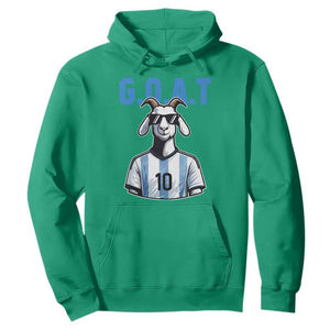 The Goat Of Soccer Number Ten Hoodie Gift For Fans TS12 Irish Green Print Your Wear