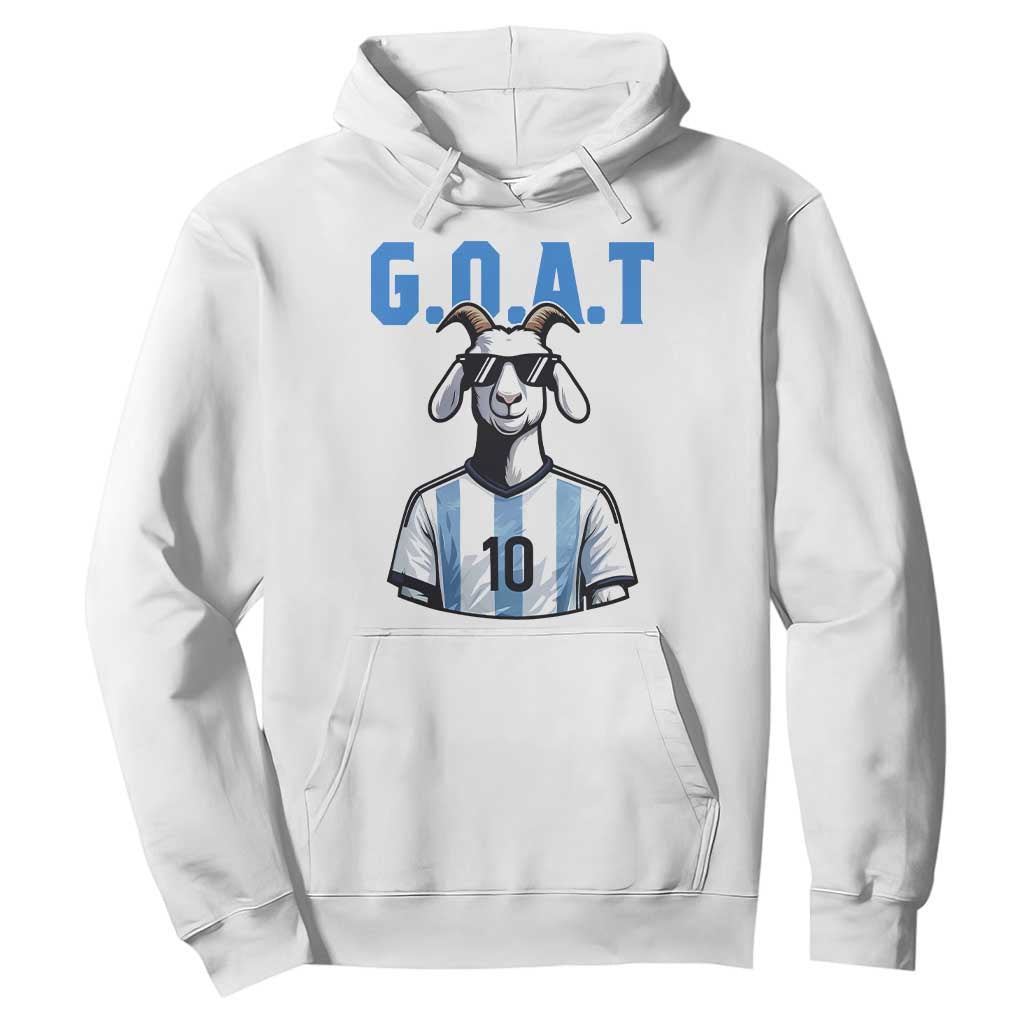 The Goat Of Soccer Number Ten Hoodie Gift For Fans TS12 White Print Your Wear
