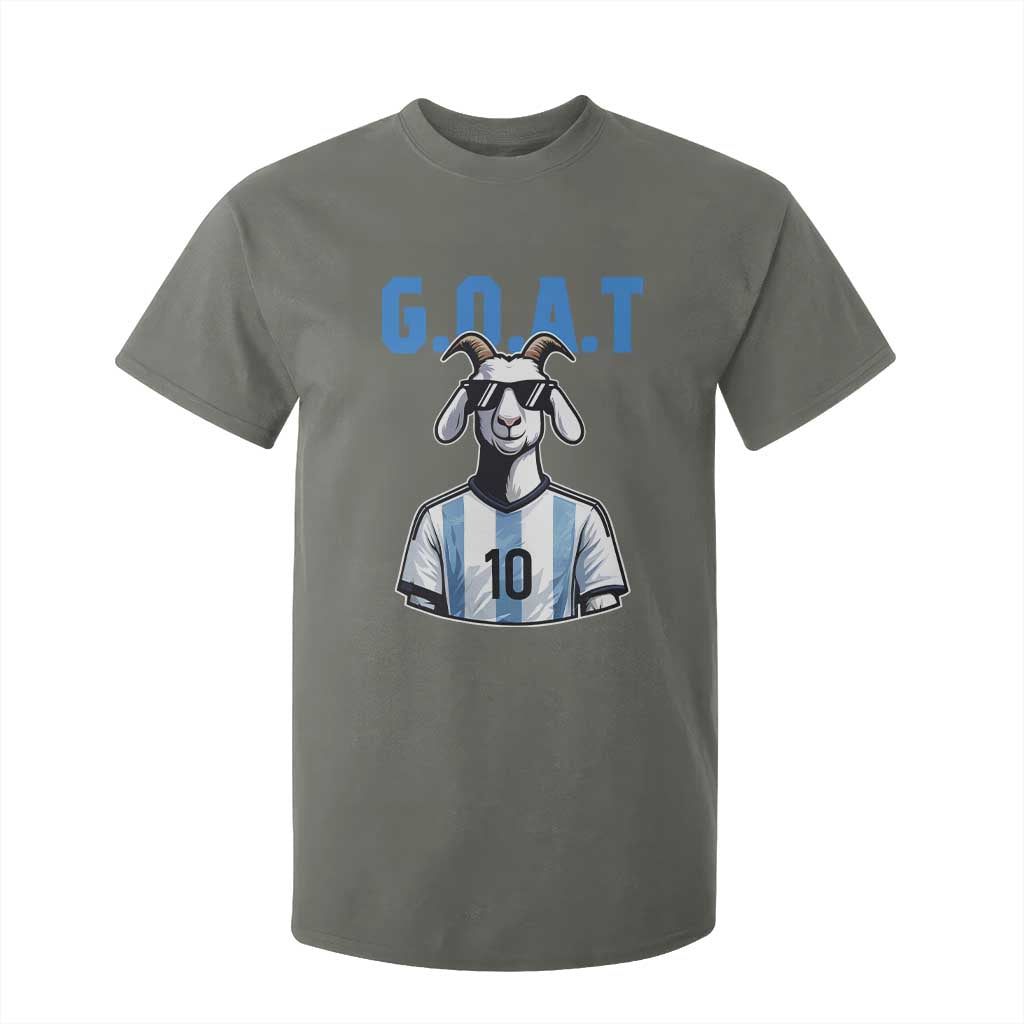 The Goat Of Soccer Number Ten T Shirt For Kid Gift For Fans TS12 Military Green Print Your Wear