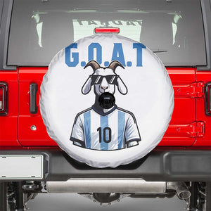 The Goat Of Soccer Number Ten Spare Tire Cover Gift For Fans TS12 Black Print Your Wear
