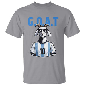 The Goat Of Soccer Number Ten T Shirt Gift For Fans TS12 Sport Gray Print Your Wear