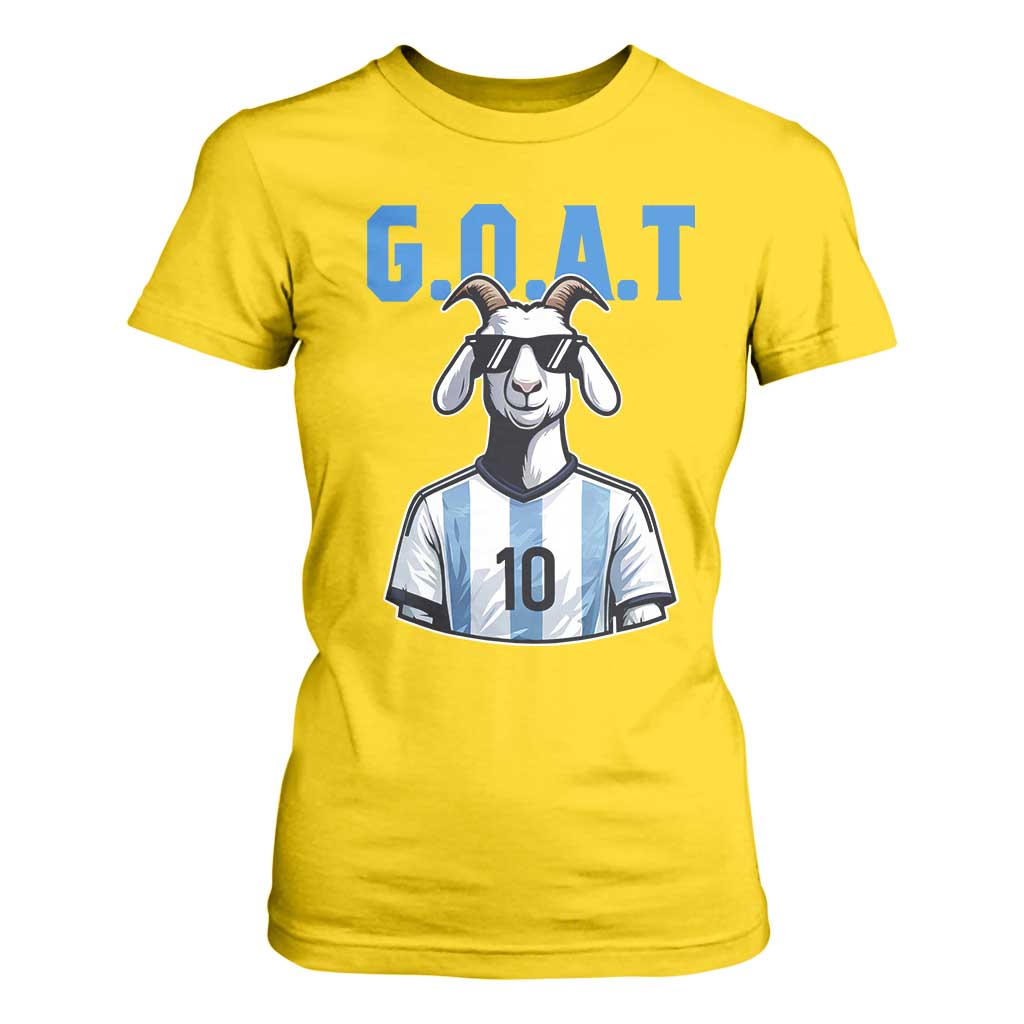 The Goat Of Soccer Number Ten T Shirt For Women Gift For Fans TS12 Daisy Print Your Wear