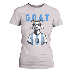 The Goat Of Soccer Number Ten T Shirt For Women Gift For Fans TS12 Ice Gray Print Your Wear
