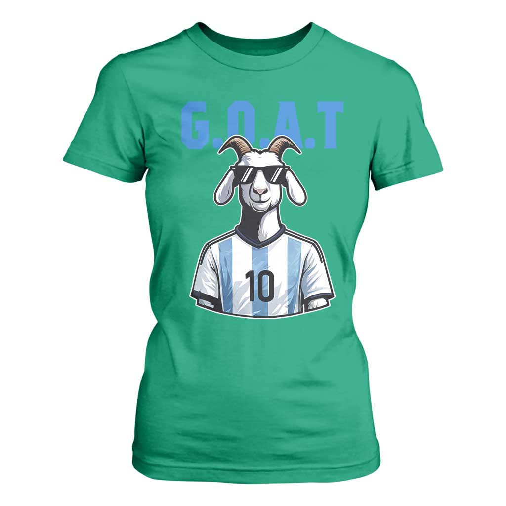 The Goat Of Soccer Number Ten T Shirt For Women Gift For Fans TS12 Irish Green Print Your Wear