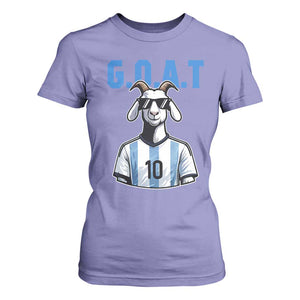 The Goat Of Soccer Number Ten T Shirt For Women Gift For Fans TS12 Violet Print Your Wear
