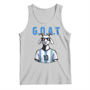 The Goat Of Soccer Number Ten Tank Top Gift For Fans TS12 Ash Print Your Wear