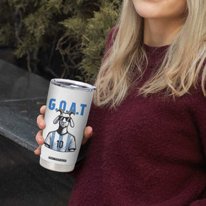The Goat Of Soccer Number Ten Tumbler Cup Gift For Fans TS12 Print Your Wear
