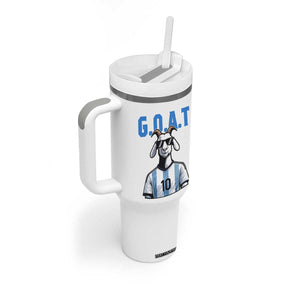 The Goat Of Soccer Number Ten Tumbler With Handle Gift For Fans TS12 Print Your Wear