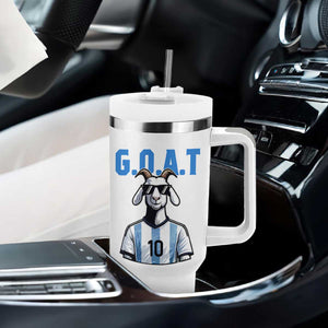 The Goat Of Soccer Number Ten Tumbler With Handle Gift For Fans TS12 Print Your Wear