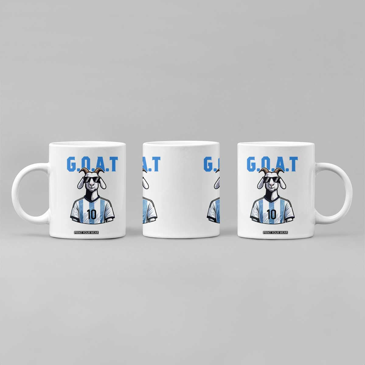 The Goat Of Soccer Number Ten Coffee Mug Gift For Fans TS12 Print Your Wear