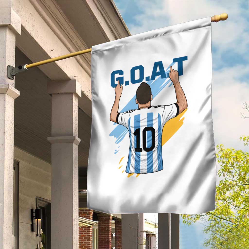 Legendary Number 10 Garden Flag Goat Of Soccer Gift For Fans TS12 Print Your Wear